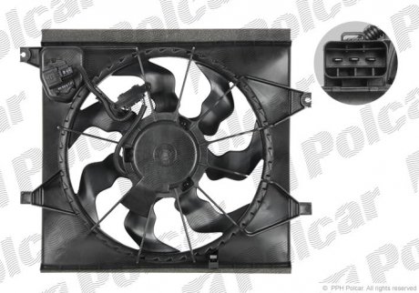 Вентилятор радиатора Polcar 416523W2