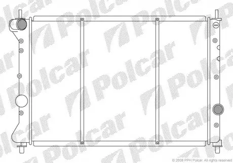 Радиатор охлаждения Polcar 421108A1