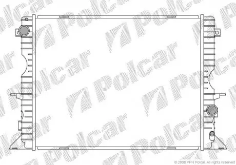 Радиатор охлаждения Polcar 4307081