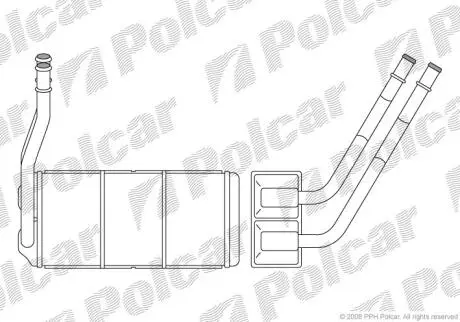 Радіатори обігріву FREELANDER Polcar 4310N81