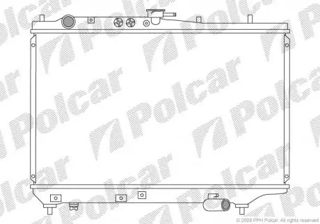 Радиатор охлаждения Polcar 4504086