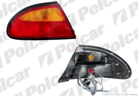 Фонарь задний | MAZDA 323F, 94-98 Polcar 4507871E