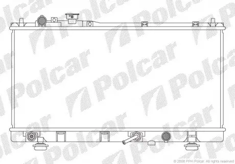 Фото радиатор охлаждения Polcar 4509084 Радиатор охлаждения Polcar 4509084
