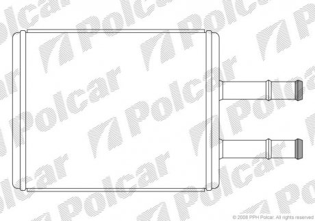 Радіатор пічки Polcar 4516N81