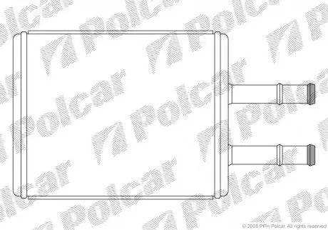 Радиатор печки Polcar 4516N81