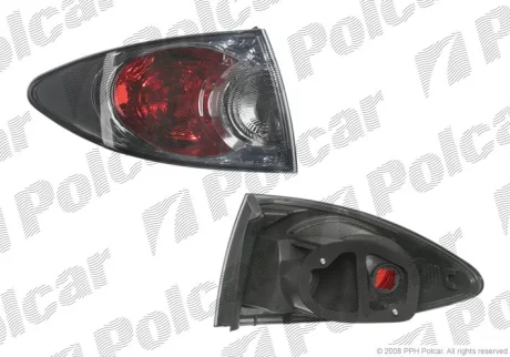 Фонарь задний | MAZDA 6, 02-07 Polcar 4519877E
