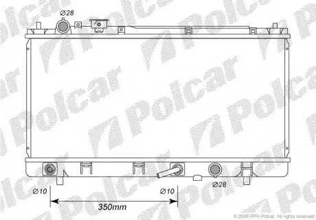 Радиатор охлаждения Polcar 4540081