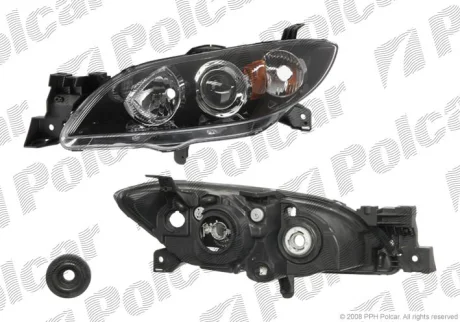 Фара основная | MAZDA 3, 04-09 Polcar 4541102E