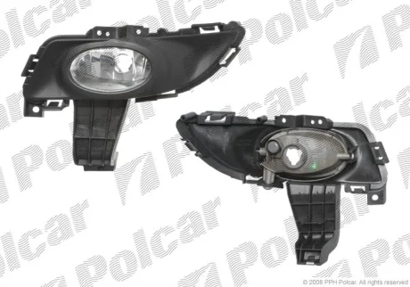 Фара передняя | MAZDA 3, 04-09 Polcar 4541302E