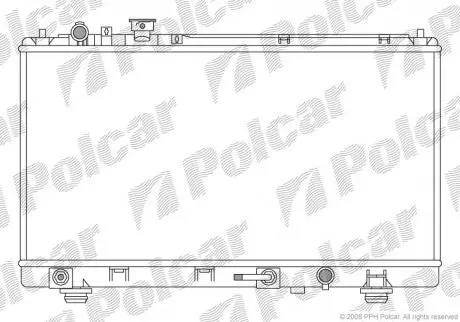Радиатор охлаждения Polcar 4555081