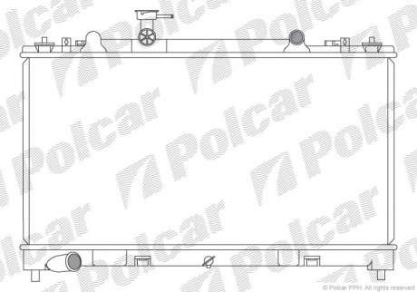 Радіатор охолодження Polcar 4560085