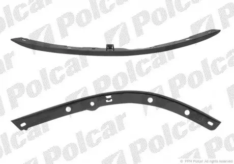 Спойлер бампера переднего Polcar 4560252
