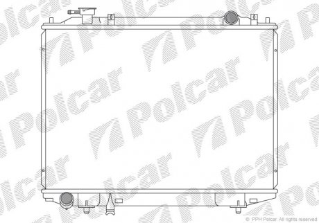 Радіатор охолодження Polcar 4599081