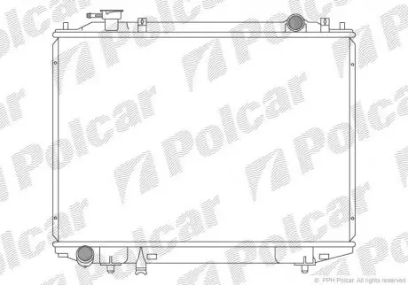 Радиатор охлаждения Polcar 4599081