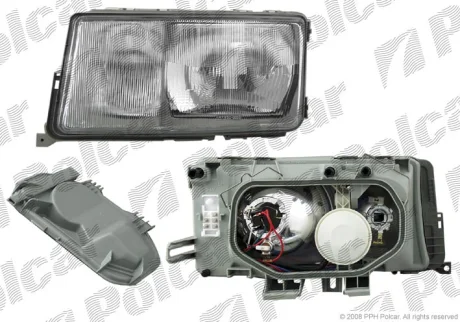 Фара основна | MERC.190(W201), 82- Polcar 5001100E