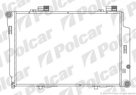 Радиатор охлаждения Polcar 5002081 (фото 1)