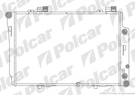 Радіатор охолодження Polcar 5002082