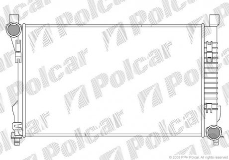 Радіатор охолодження Polcar 5003081 (фото 1)