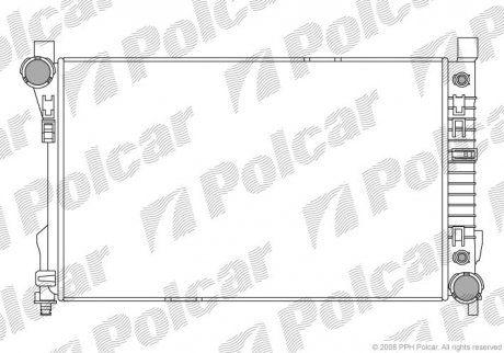 Радиатор охлаждения Polcar 5003085