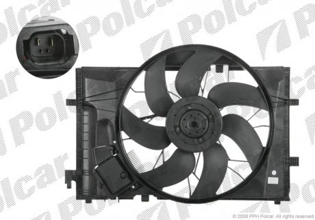 Вентилятор радиатора Polcar 500323W1 (фото 1)