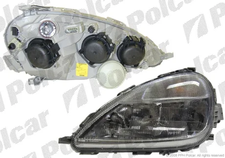 Фара основна | MERC.W168(A-KL), 97- Polcar 5005090E