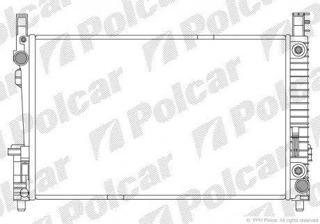 Радиатор охлаждения Polcar 5006081 (фото 1)