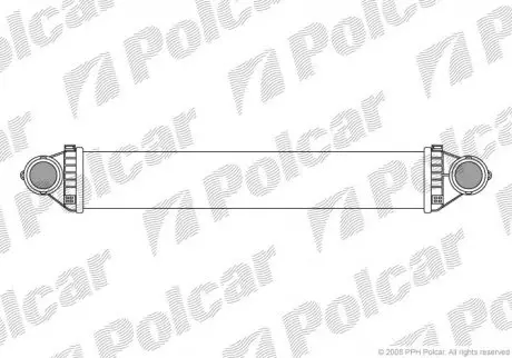 Радиатор воздуха (интеркулер) Polcar 5006J81