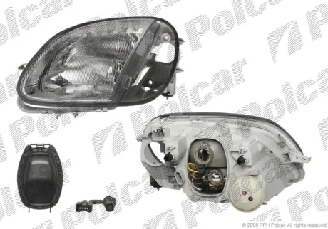 Фара основна | MERC.R170 (SLK), 96- Polcar 500709E