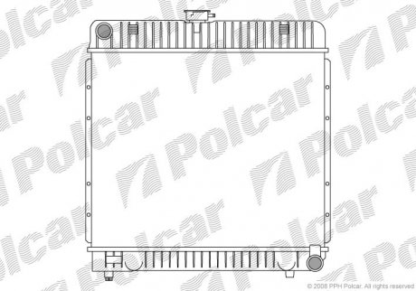 Радиатор охлаждения Polcar 5013081