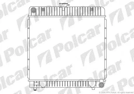 Радіатор охолодження Polcar 5013081