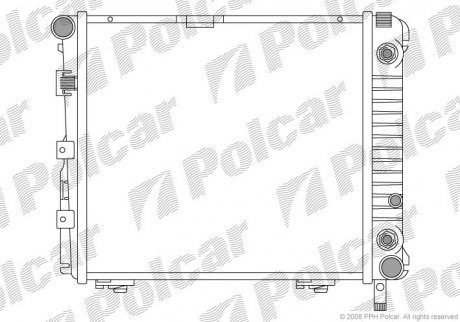 Радиатор охлаждения Polcar 50140801 (фото 1)