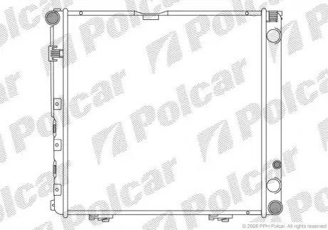 Радиатор охлаждения Polcar 50140802