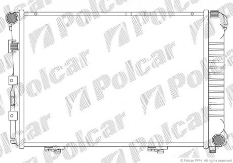 Радиатор охлаждения Polcar 5014081