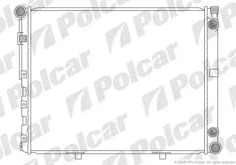 Радиатор охлаждения Polcar 5014089