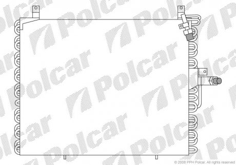 Радиатор кондиционера Polcar 5014K8A4 (фото 1)
