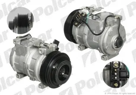 Компресор кондиціонера (новий) Polcar 5014KS2