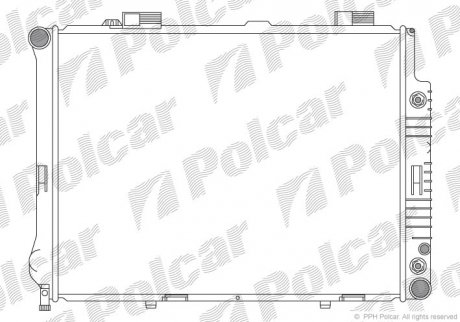 Радиатор охлаждения Polcar 5015081