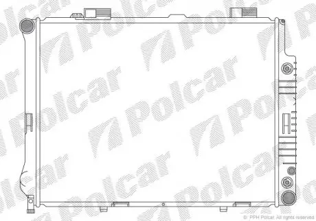 Радиатор охлаждения Polcar 5015081
