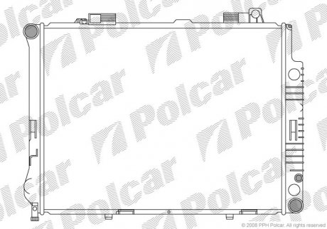 Радіатор охолодження Polcar 5015085