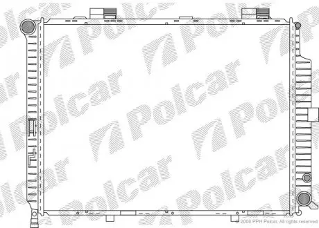 Радіатор охолодження Polcar 5015087