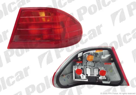 Фонарь задний | MERC.W210(E-KL), 95- Polcar 501588E