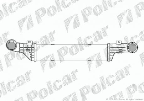Радиатор воздуха (интеркулер) Polcar 5015J82
