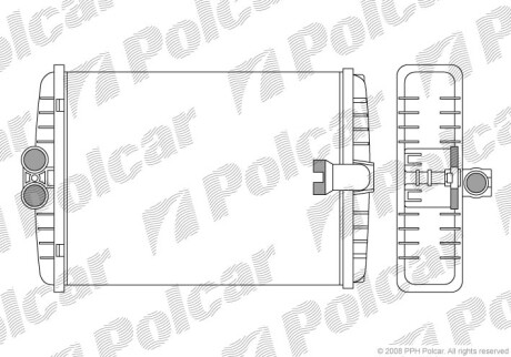 Радіатор обігріву Polcar 5015N81 (фото 1)