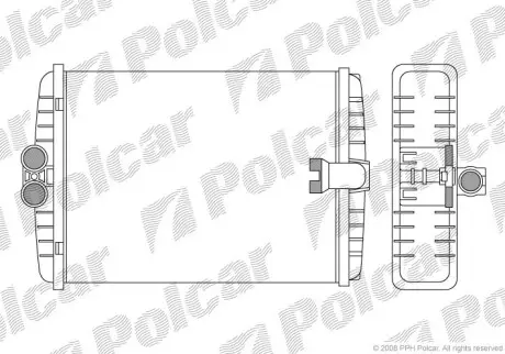 Радіатор обігріву Polcar 5015N81