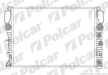 Радиатор охлаждения Polcar 5016082