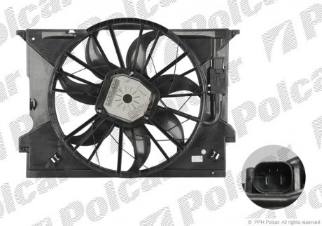 Вентилятор радиатора Polcar 501623W1
