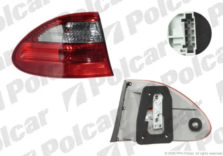 Фонарь задний | MERC. 211(E-KL), 02- Polcar 5016875X