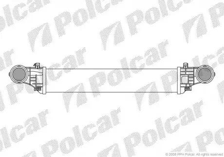 Радиатор воздуха (интеркулер) Polcar 5016J81