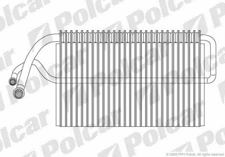 Испаритель кондиционера Polcar 5016P81
