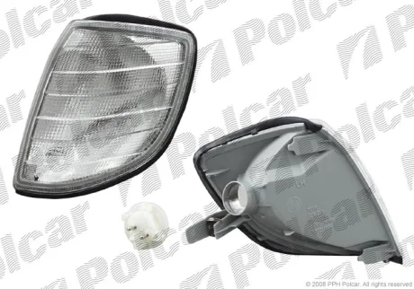 Указатель поворота передний | MERC.W140(S-KL), 91- Polcar 5024192E